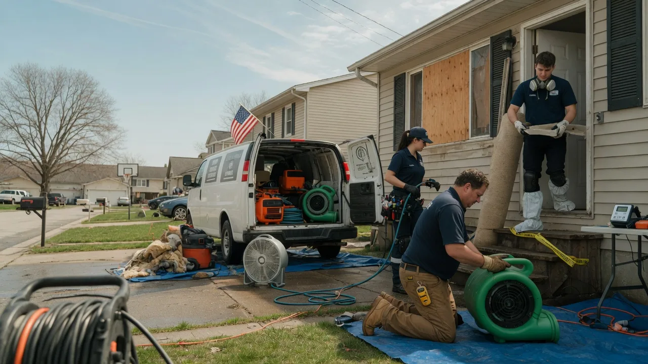 Water Damage Restoration in Berne, IN near me